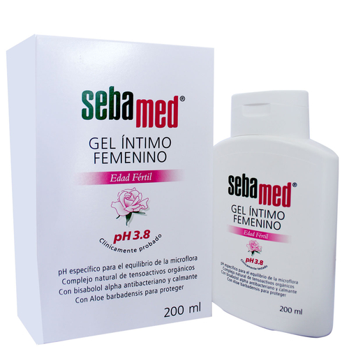 GEL INTIMO FEMENINO PH3.8 SEBAMED FRASCO X 200ML