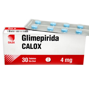 GLIMEPIRIDA-CALOX-4MG-X-30-TABLETAS