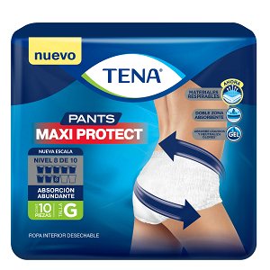 PAÑAL-ADULTO-TENA-PANTS-GRANDE-MAXI-PROTECT-X10