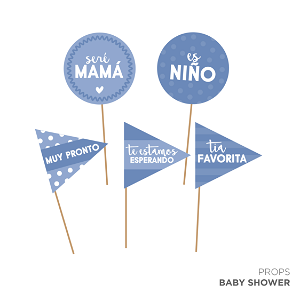 PROPS-BABY-SHOWER-ES-NIÑO-X5-CONFETTI