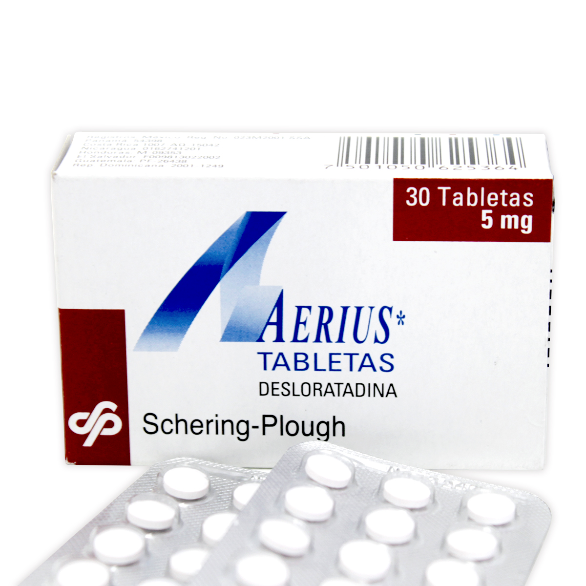 Aerius 5mg X 1 Tableta Farmacias San Nicolas