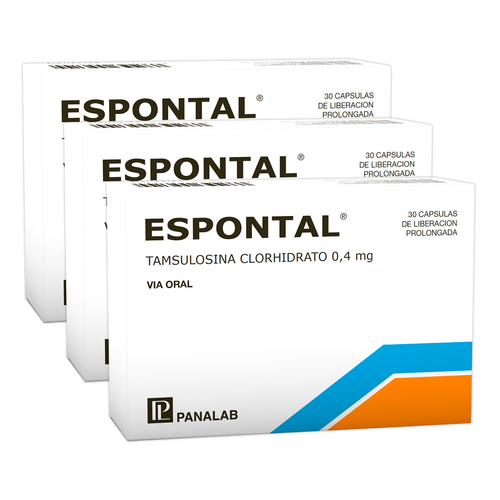 ESPONTAL 0.4MG X 30 CAPSULAS TRIPACK